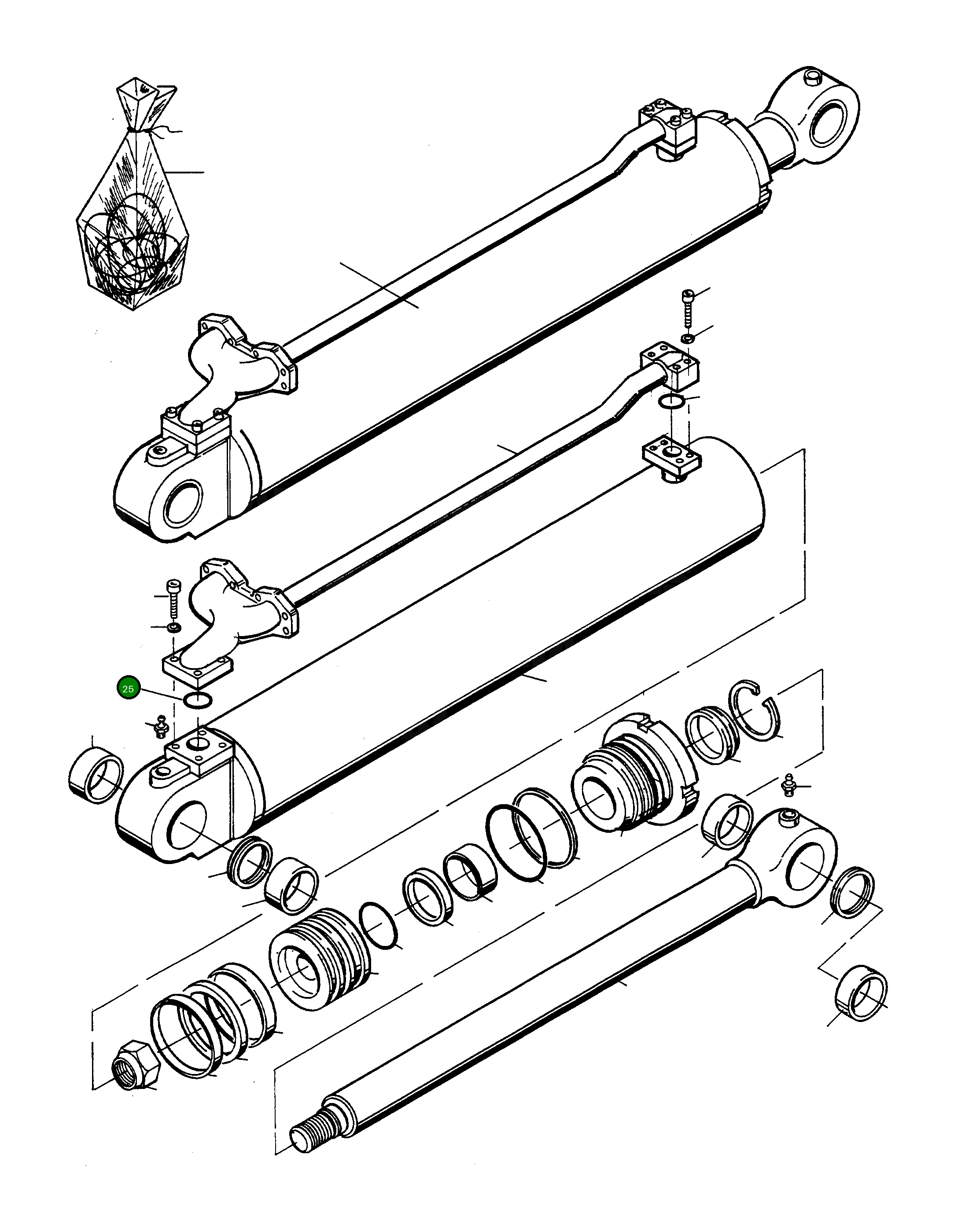 Кольцо уплотнительное (O-Ring) 4918214M1  Komatsu