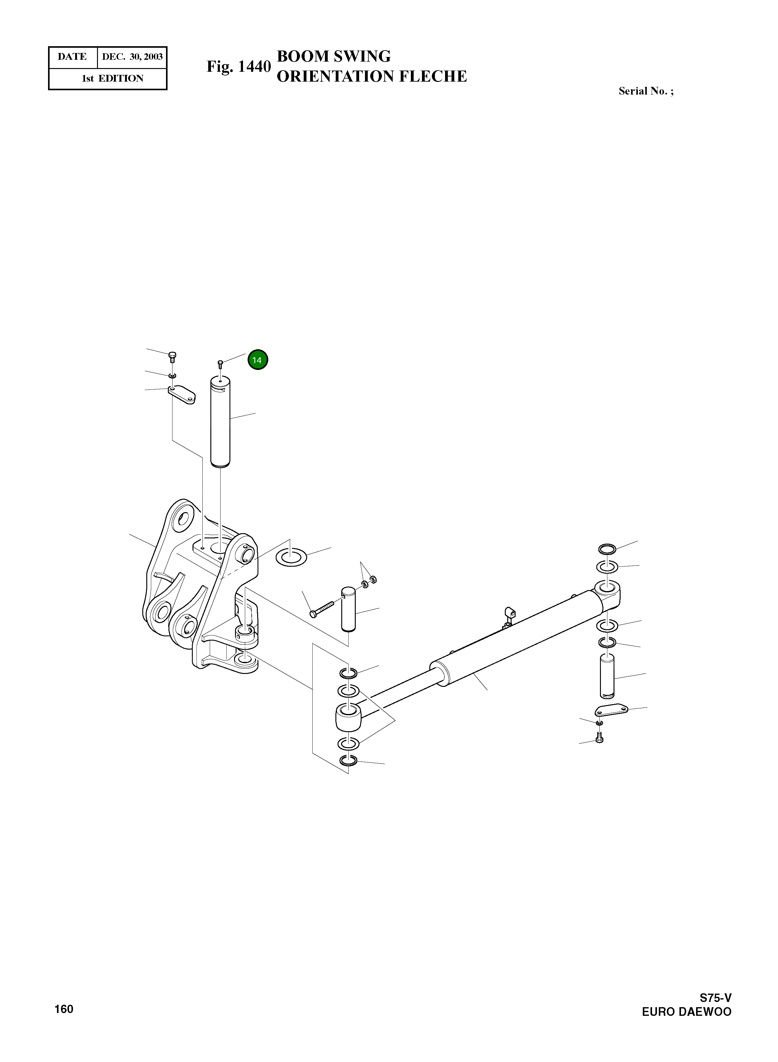 Болт S0511353 Komatsu