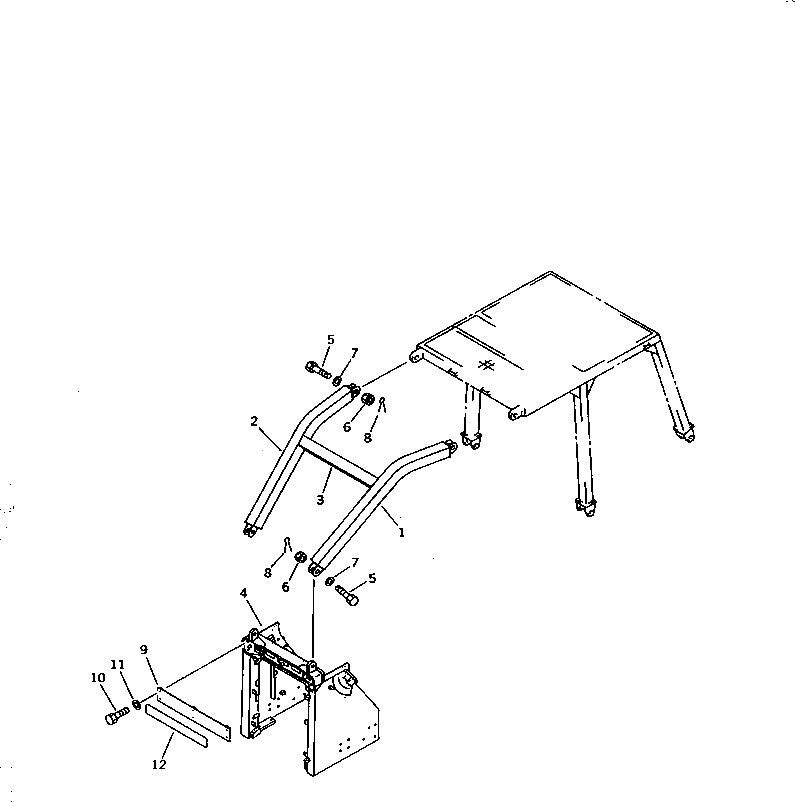 Болт 01013-83635  Komatsu