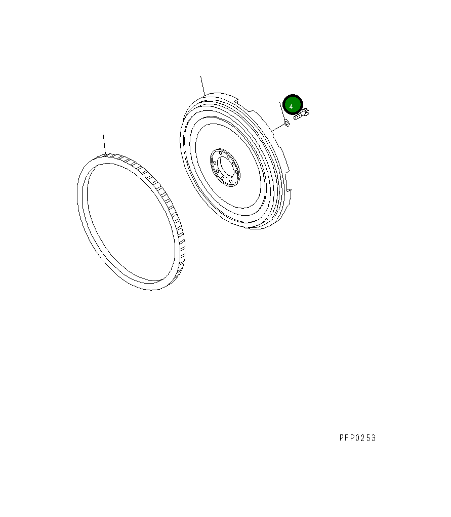 Болт 1240179H1 Komatsu