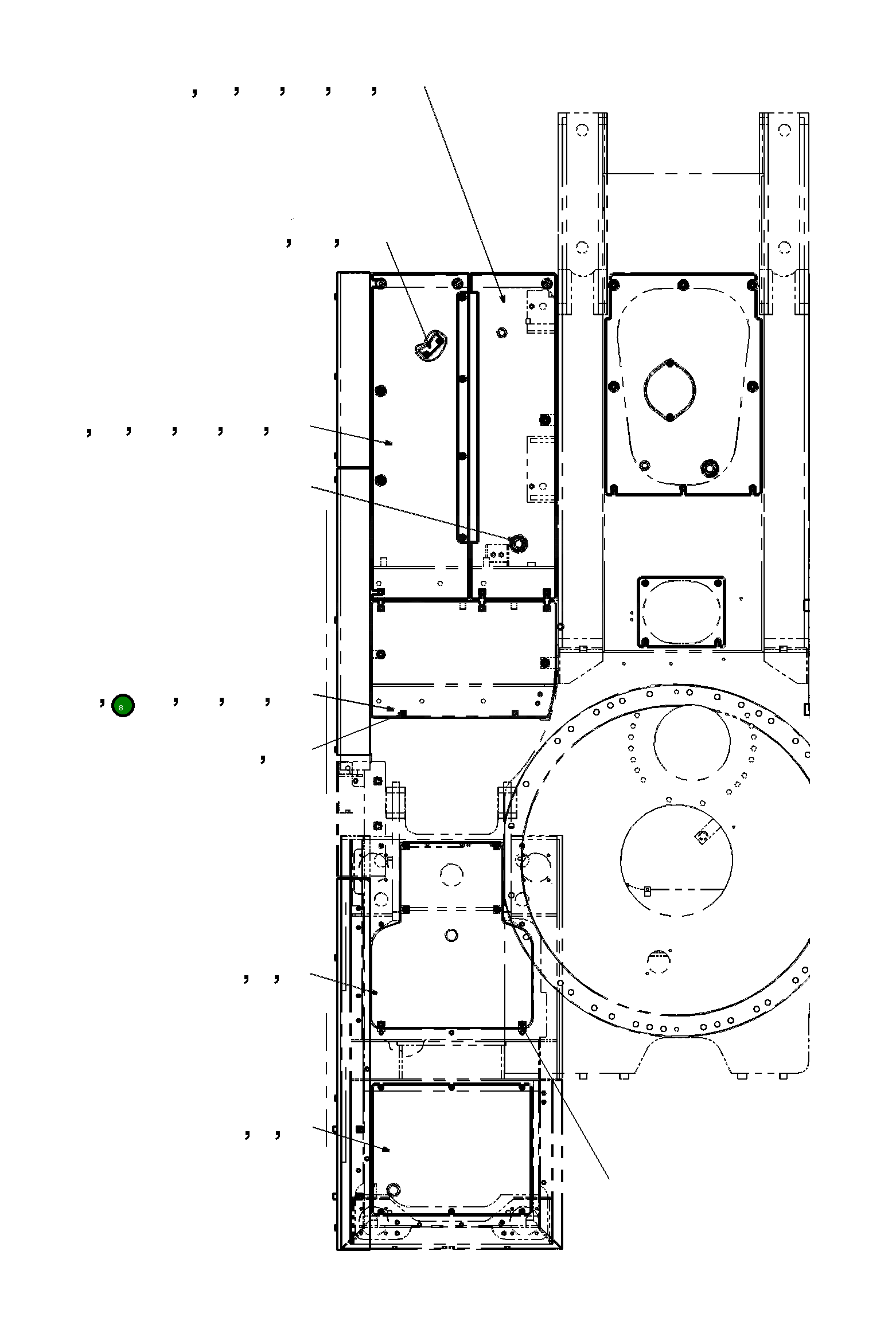 Крышка 208-54-KA320  Komatsu