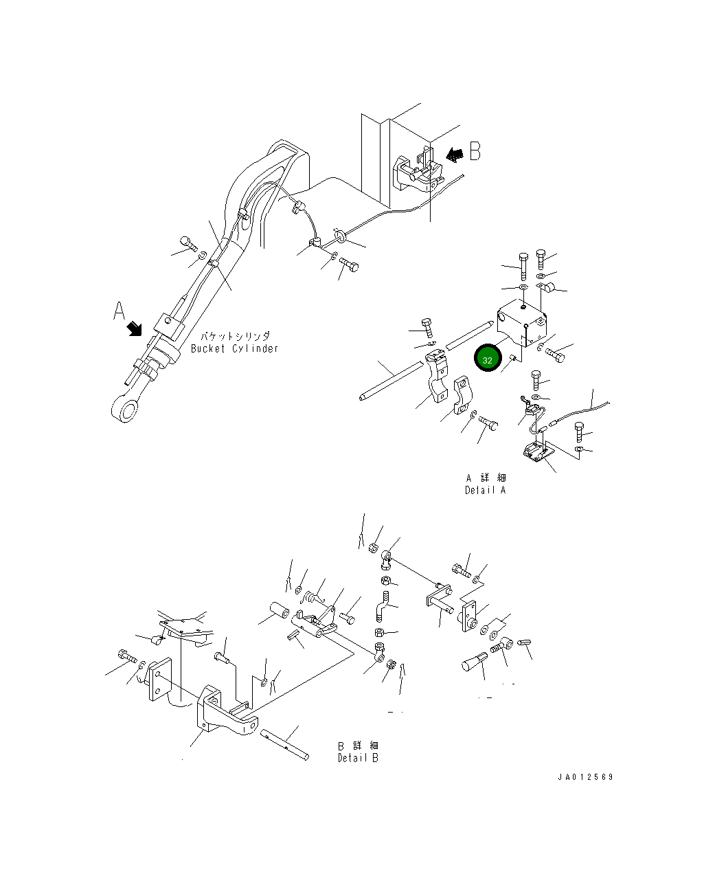 Крышка 145-43-44442 Komatsu