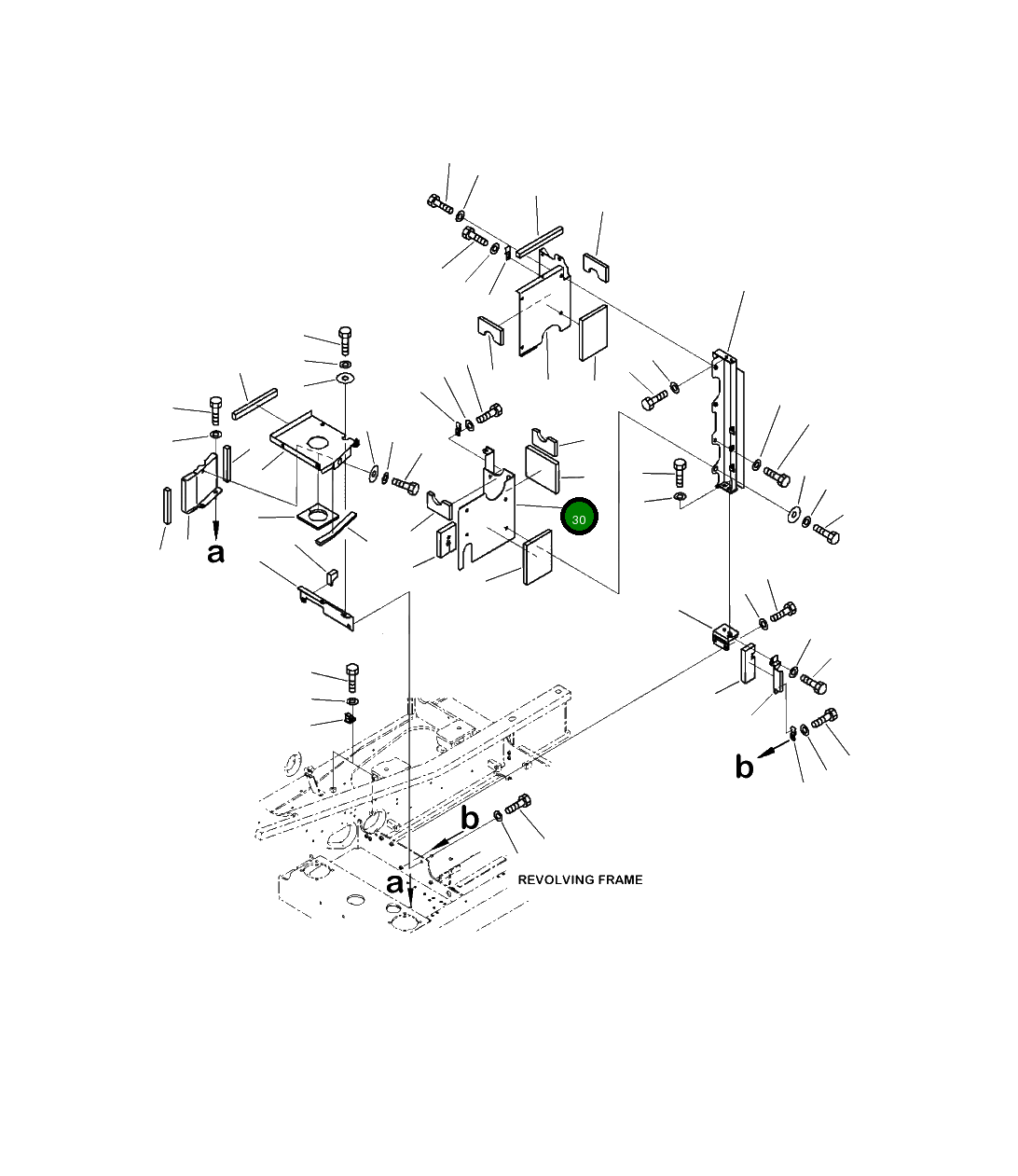 Крышка 2A5-54-12312 Komatsu