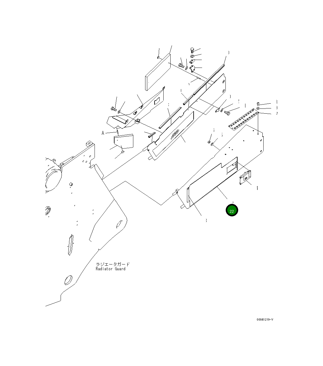 Крышка 198-54-78613 Komatsu