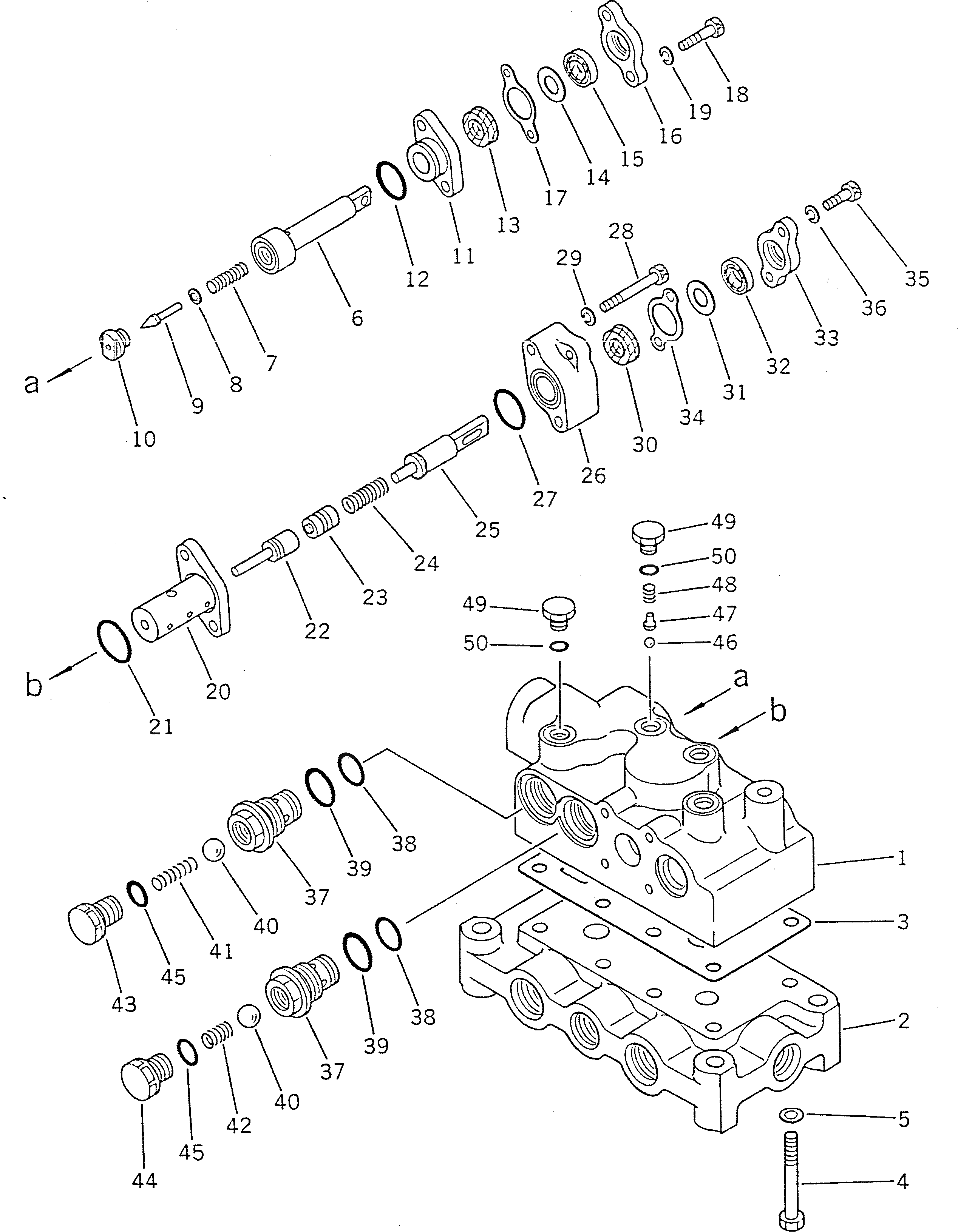 Болт 01252-30645  Komatsu