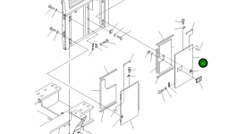 Крышка 21N-53-32310 Komatsu
