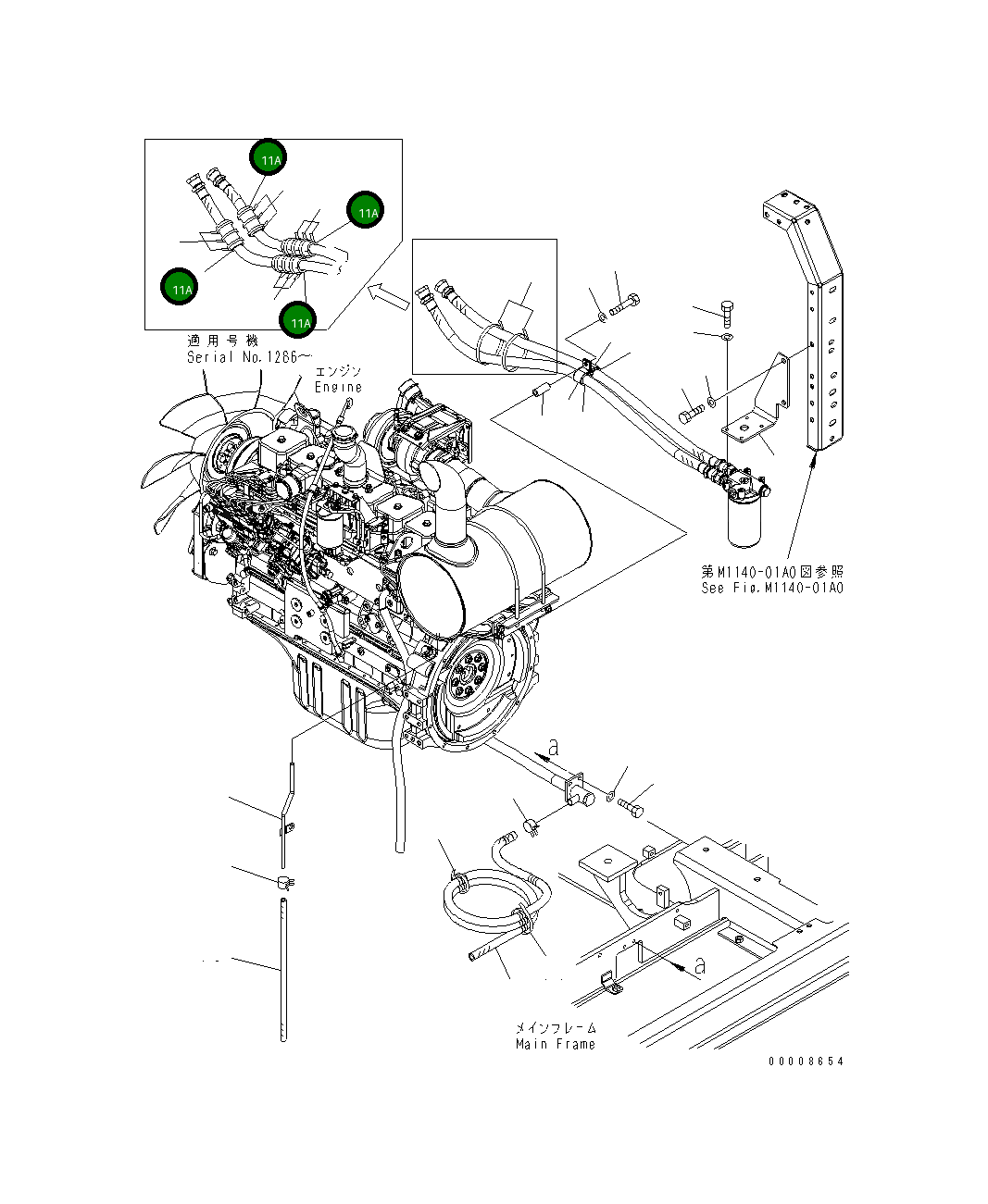 Крышка 21T-06-17820 Komatsu