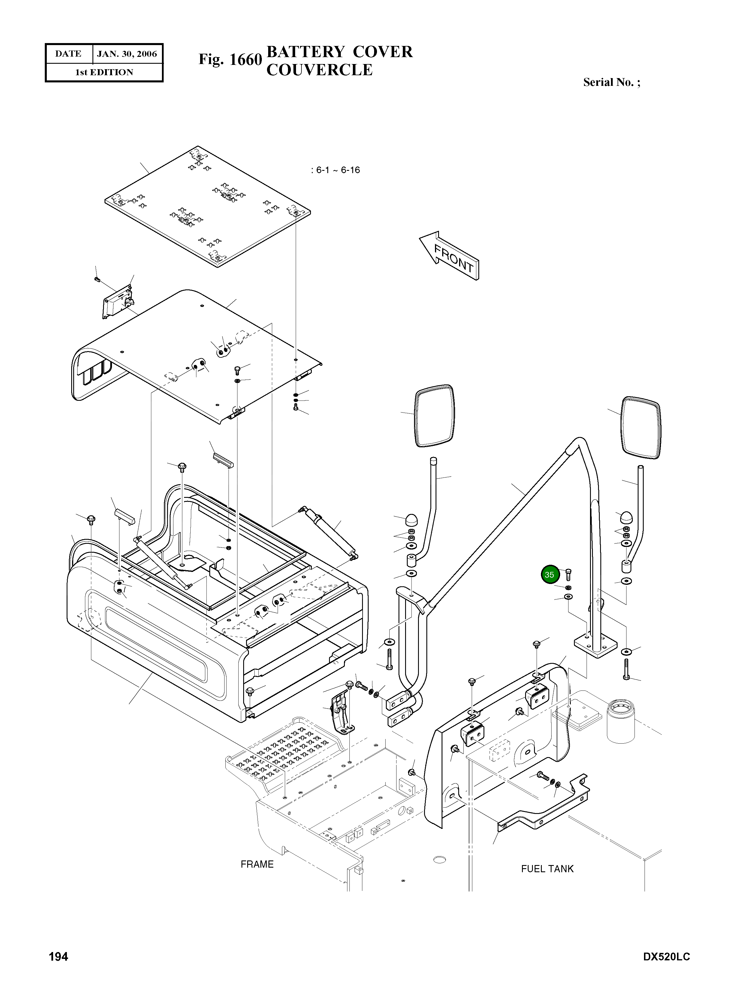 Болт S0560566 Komatsu