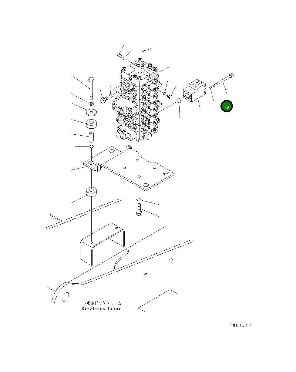 Болт 702-21-55350 Komatsu