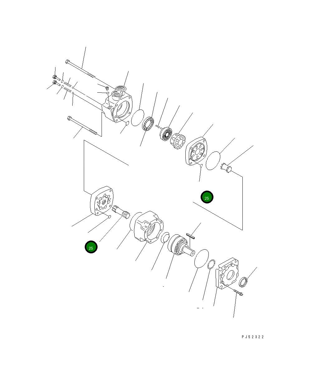Кольцо уплотнительное (O-Ring) ST250001-010 Komatsu
