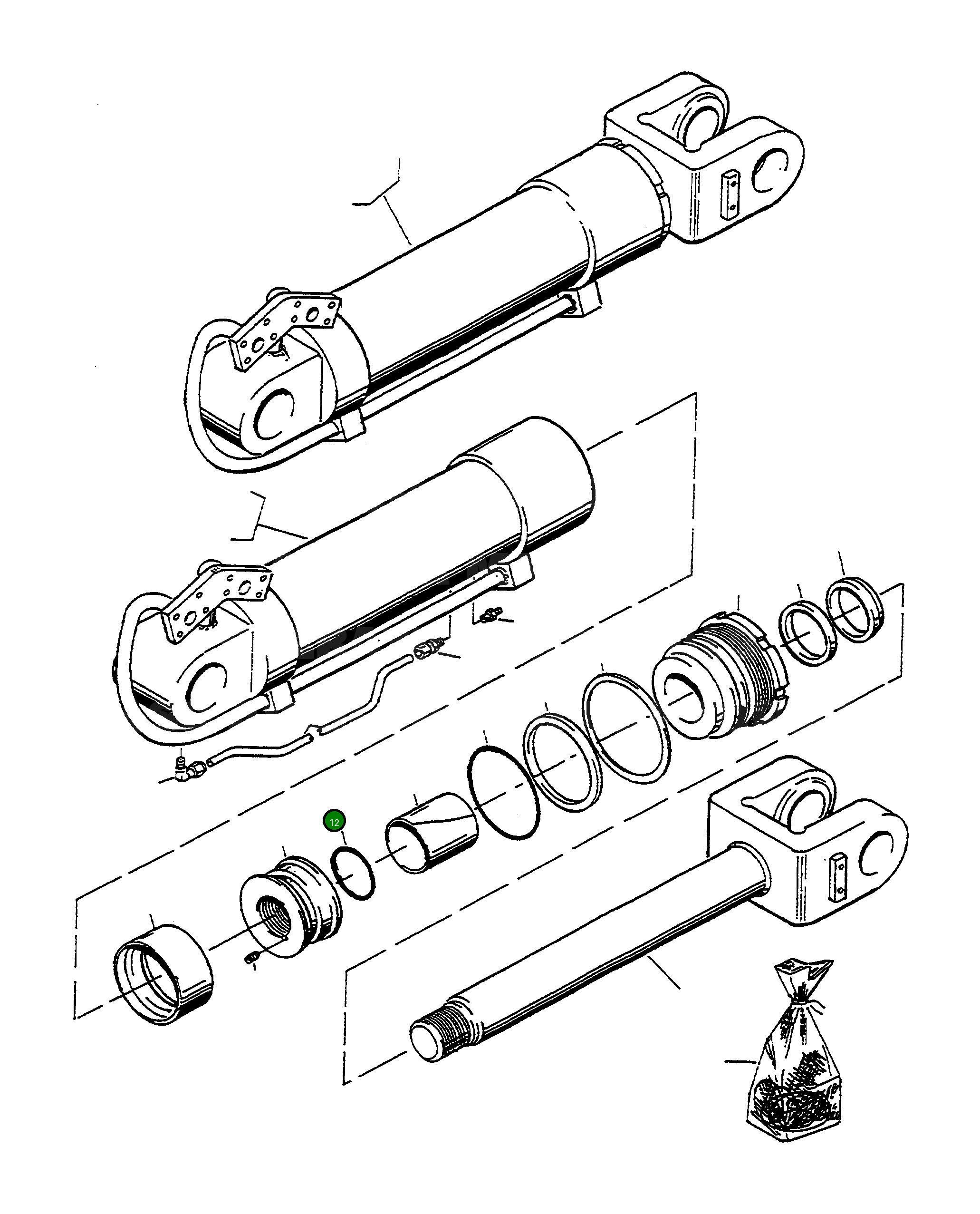 Кольцо уплотнительное (O-Ring) 4910517M1 Komatsu