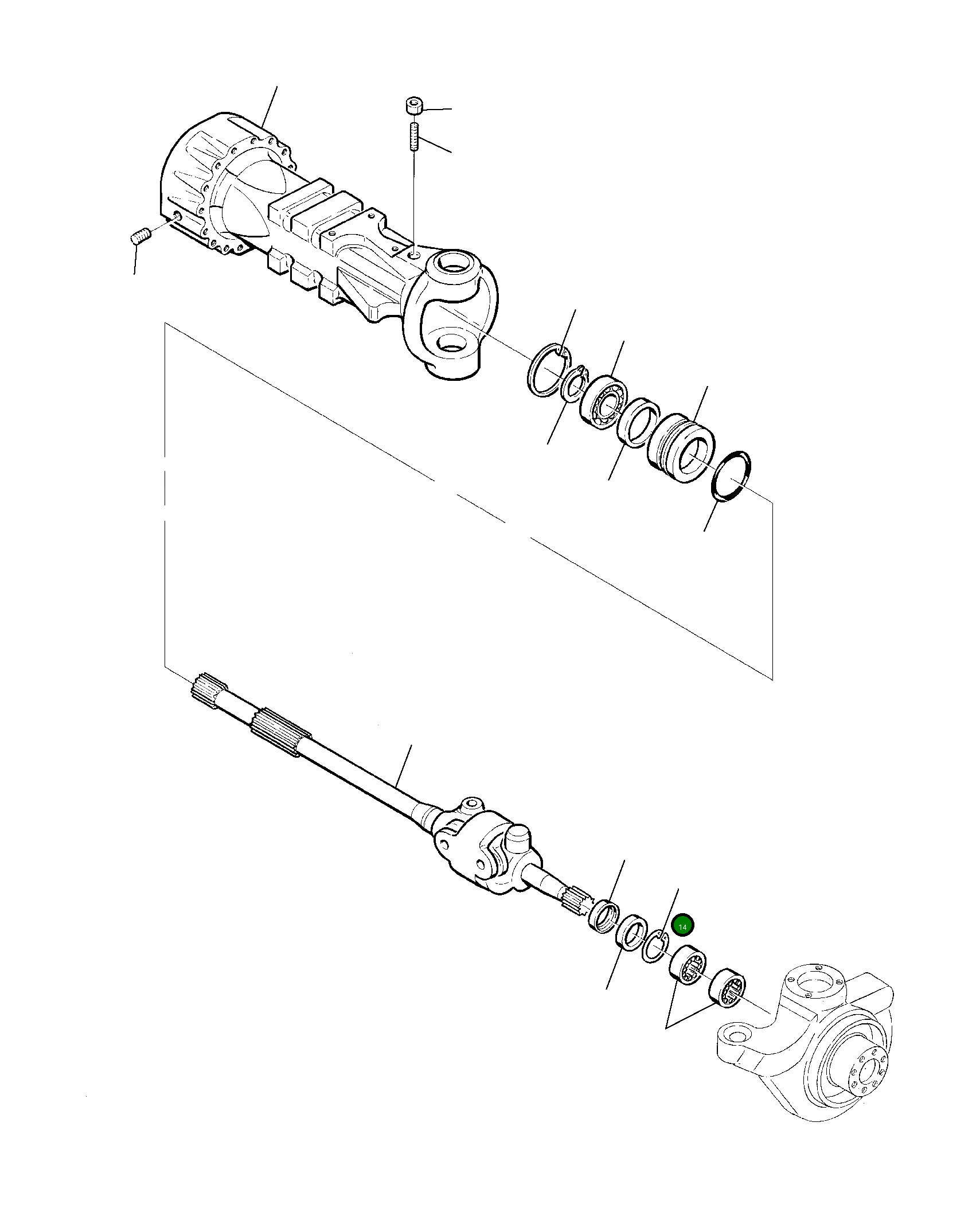 Кольцо 22E-23-11710 Komatsu