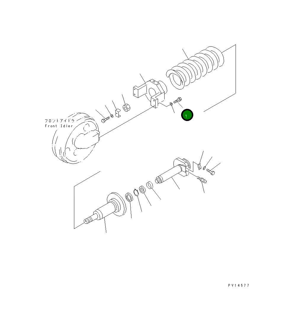 Болт 01010-51650 Komatsu