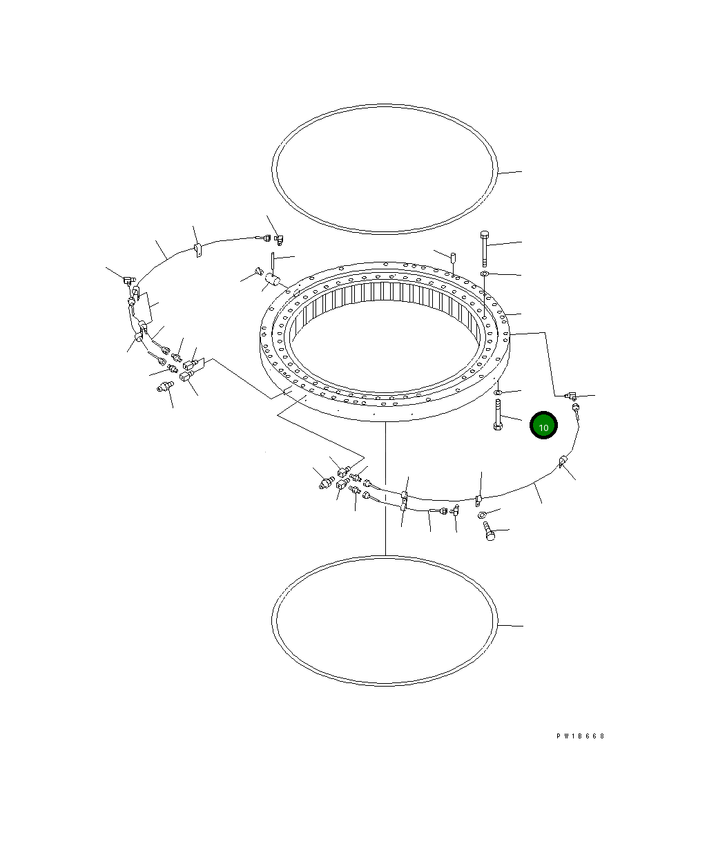 Болт 209-25-72160 Komatsu