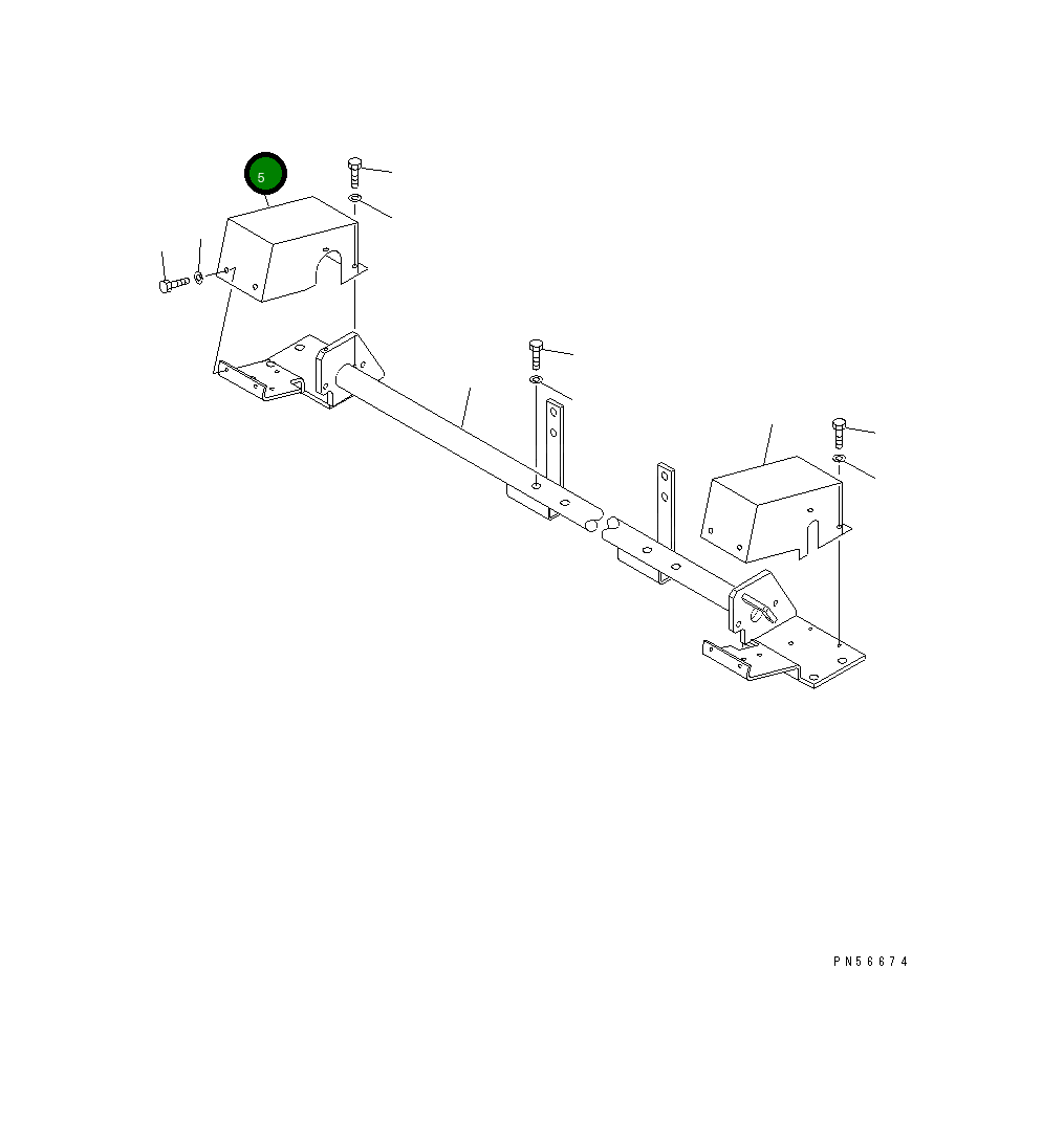 Крышка 262-43-74380 Komatsu