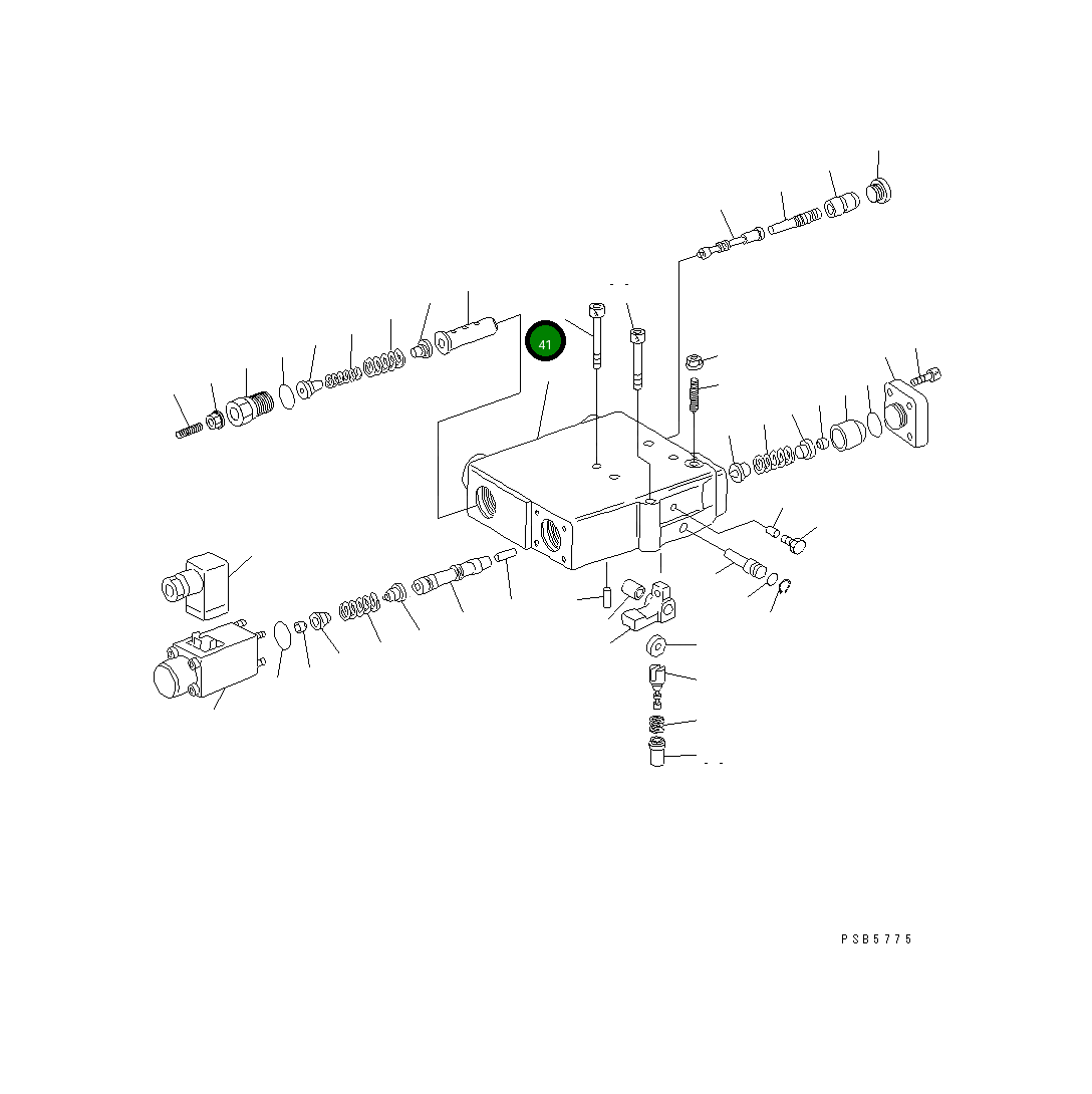 Болт 21P-60-K3770 Komatsu