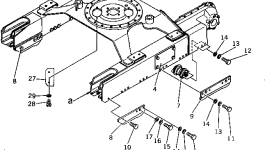 Защитный кожух 20T-30-11152 Komatsu