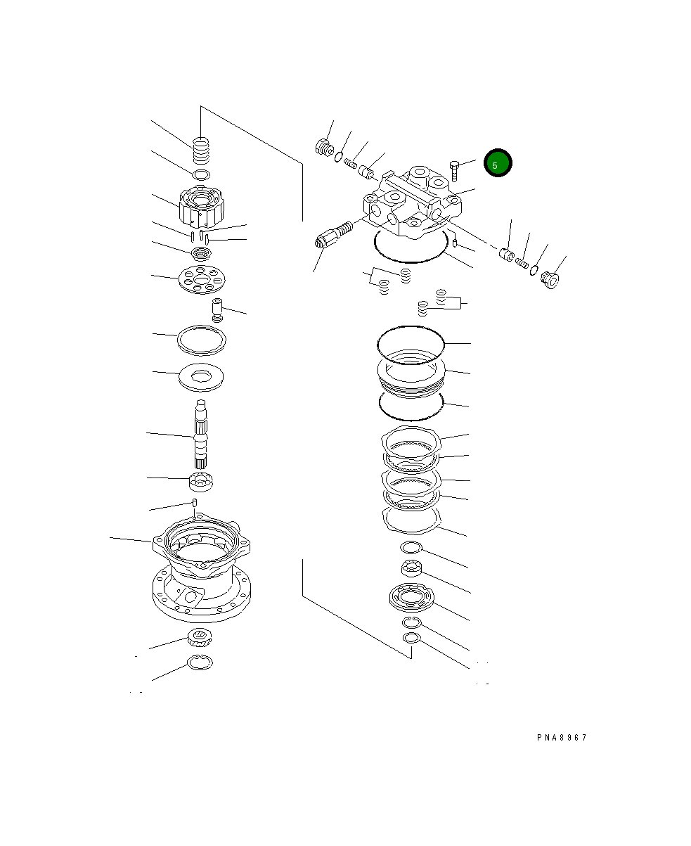 Болт 01010-51250 Komatsu