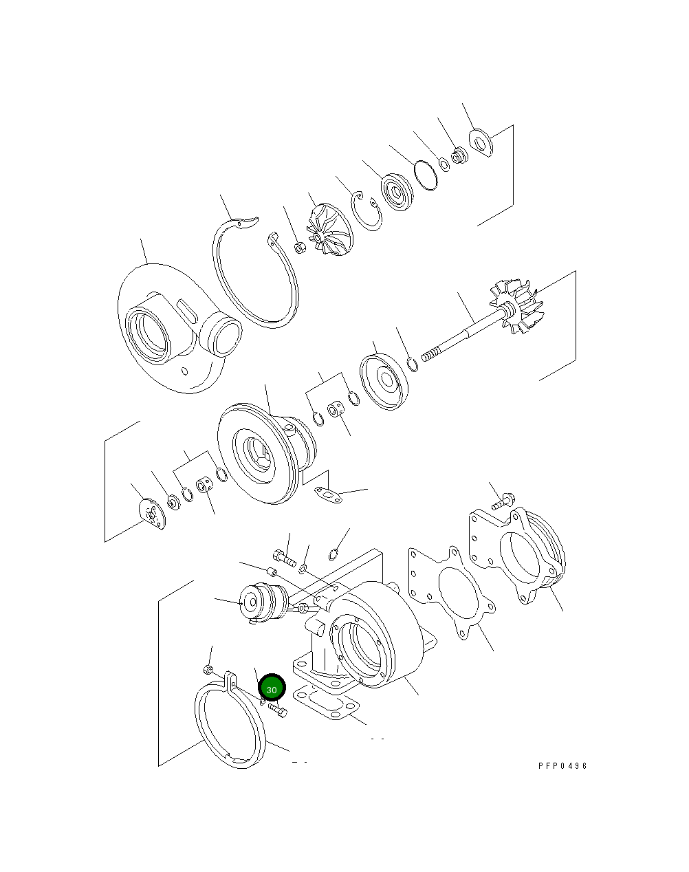 Болт 6733-81-8830 Komatsu