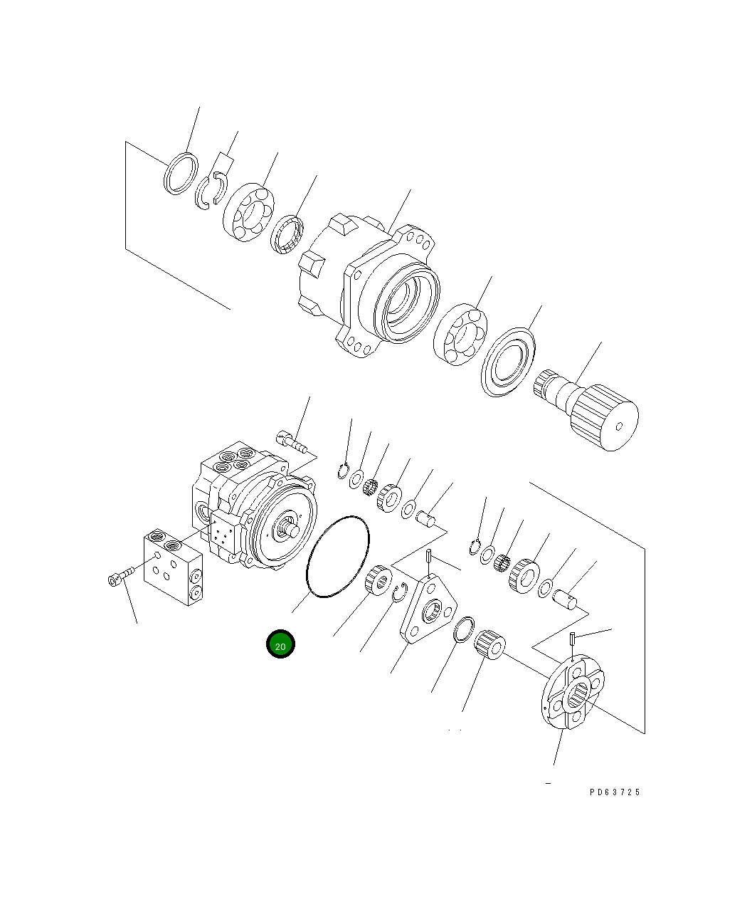 Кольцо уплотнительное (O-Ring) FUROA-247 Komatsu