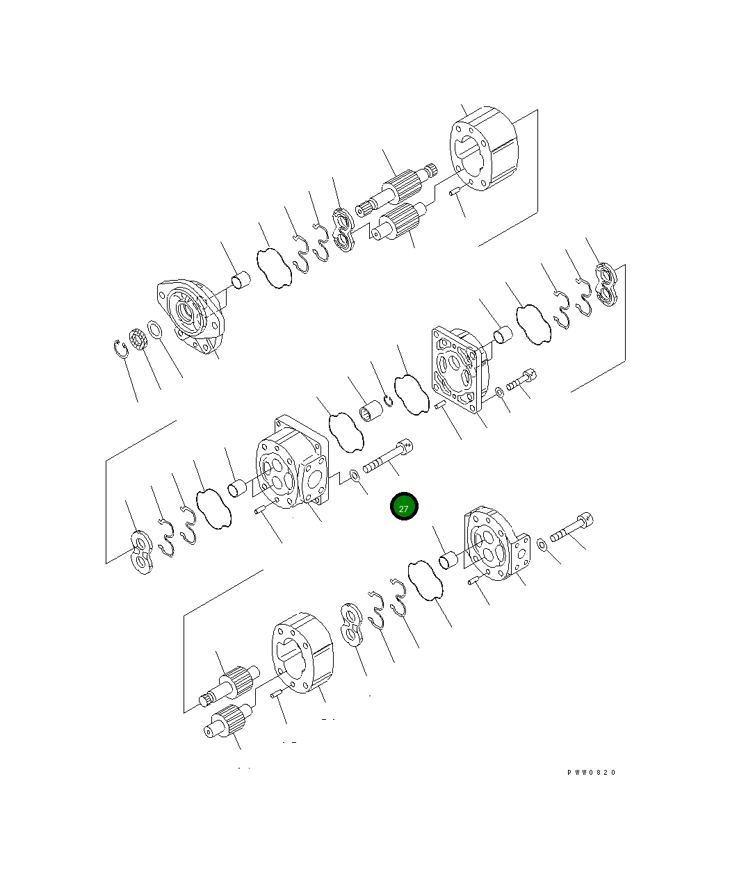 Болт 705-17-02700 Komatsu
