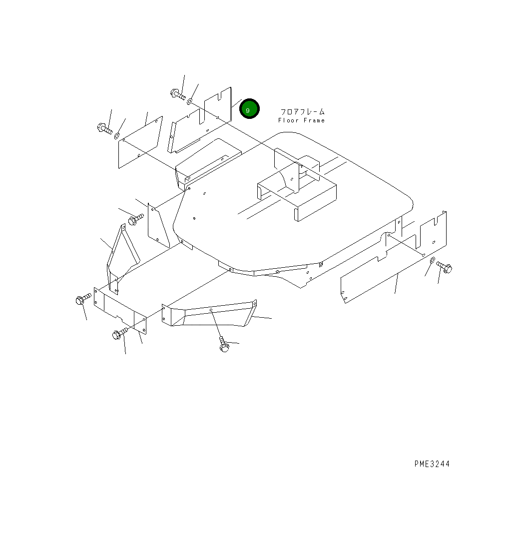 Крышка 417-54-24350 Komatsu