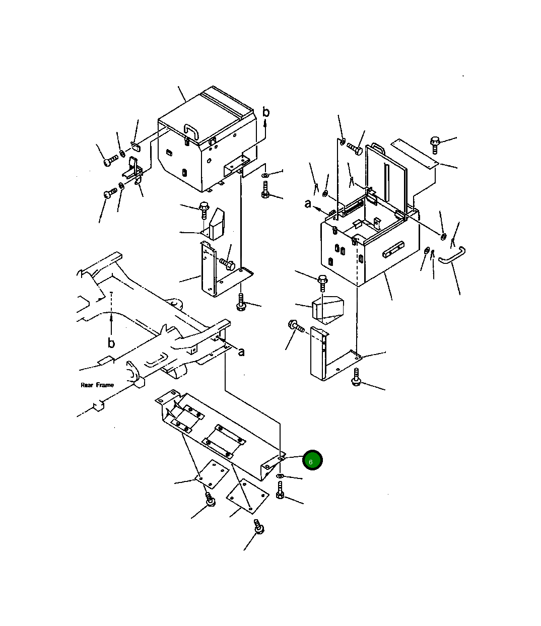 Крышка 427-06-14530  Komatsu