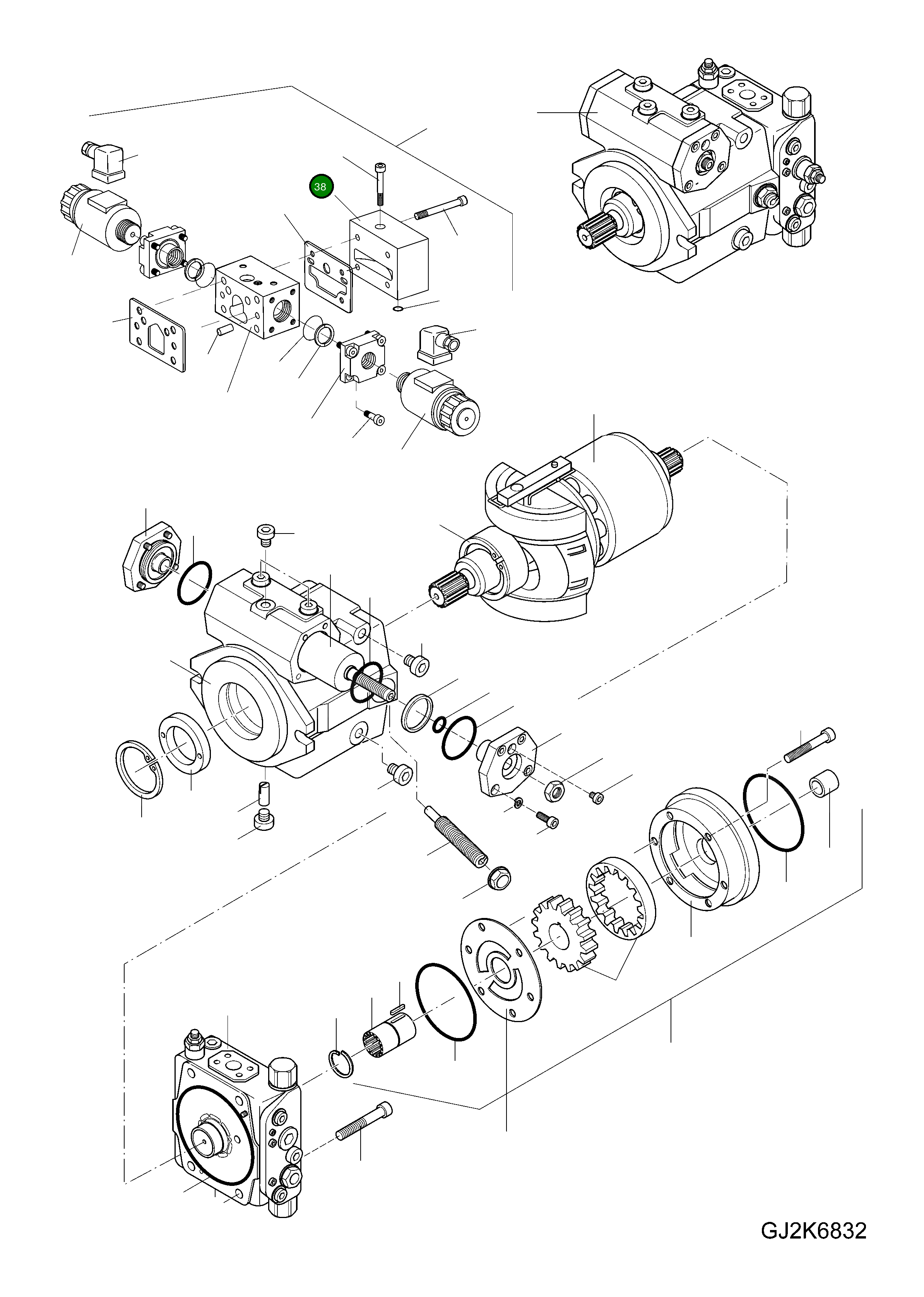 Крышка 42W-17-H0R11 Komatsu