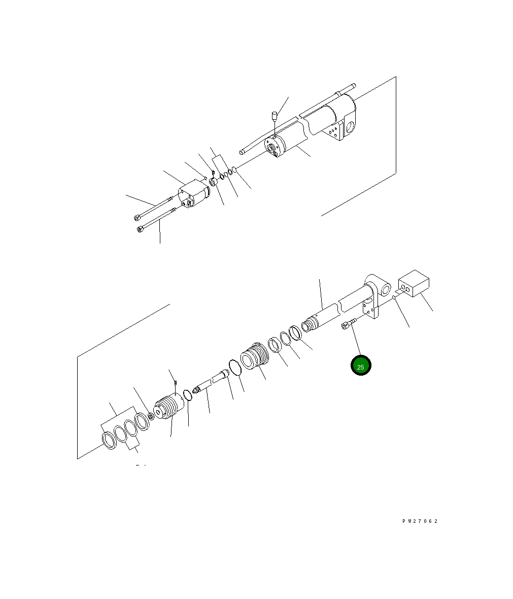 Болт UN716108030 Komatsu