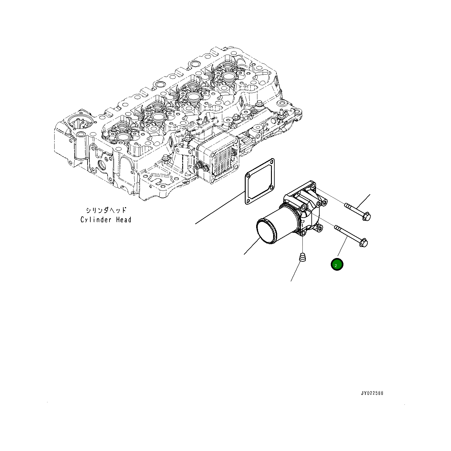 Болт 6742-01-4310 Komatsu