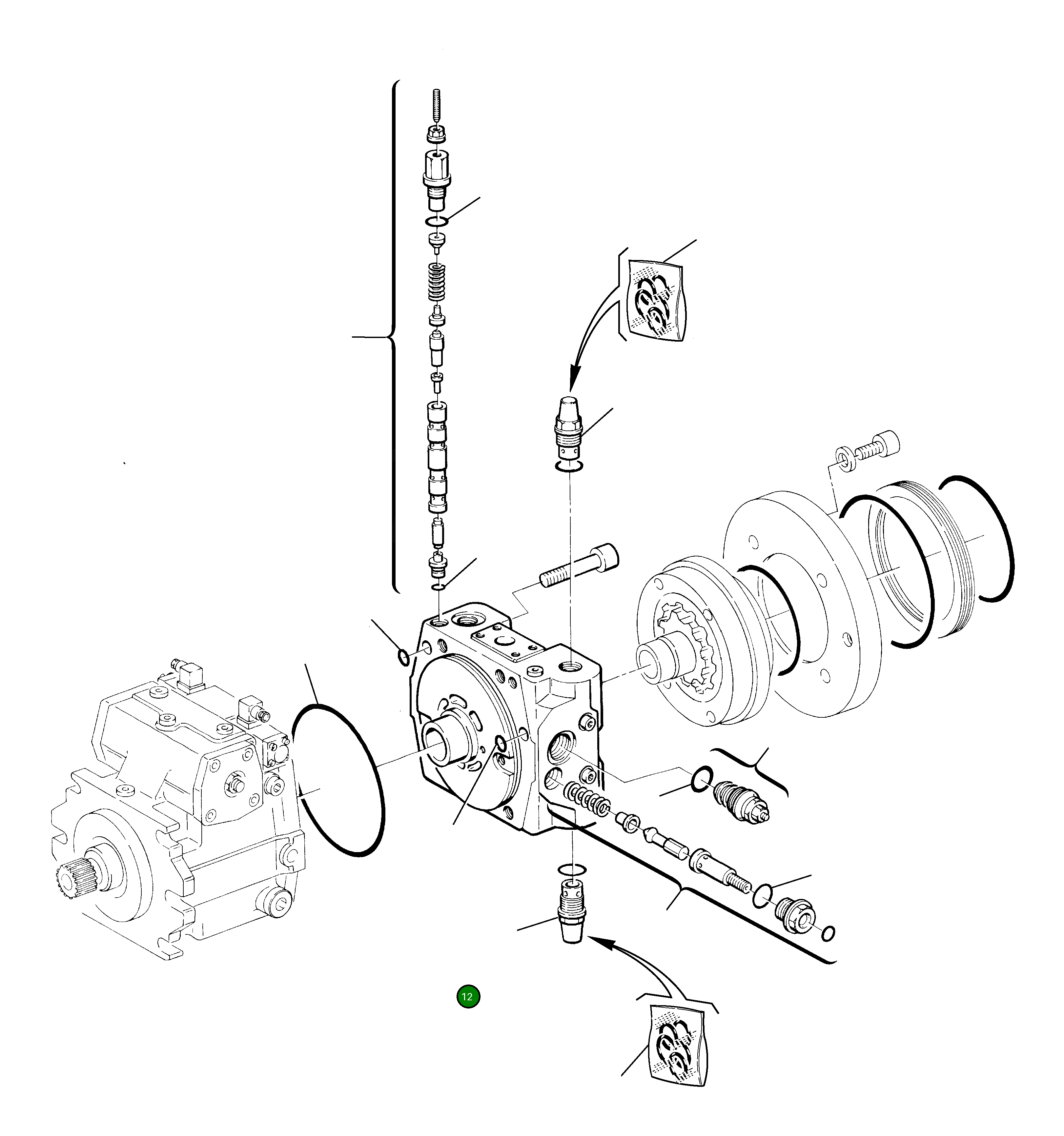 Кольцо уплотнительное (O-Ring) 840225047 Komatsu