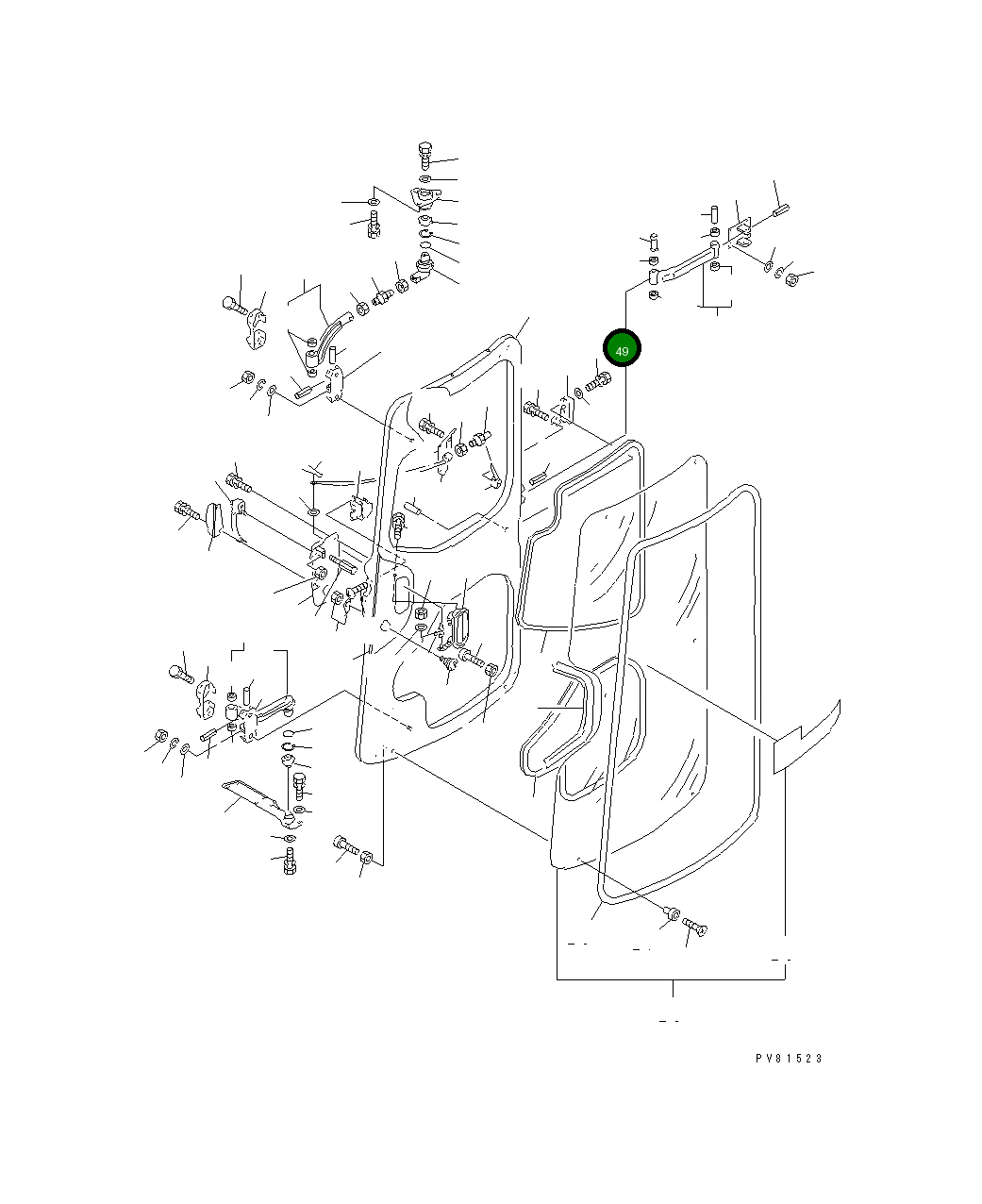Болт YM26013-060302 Komatsu