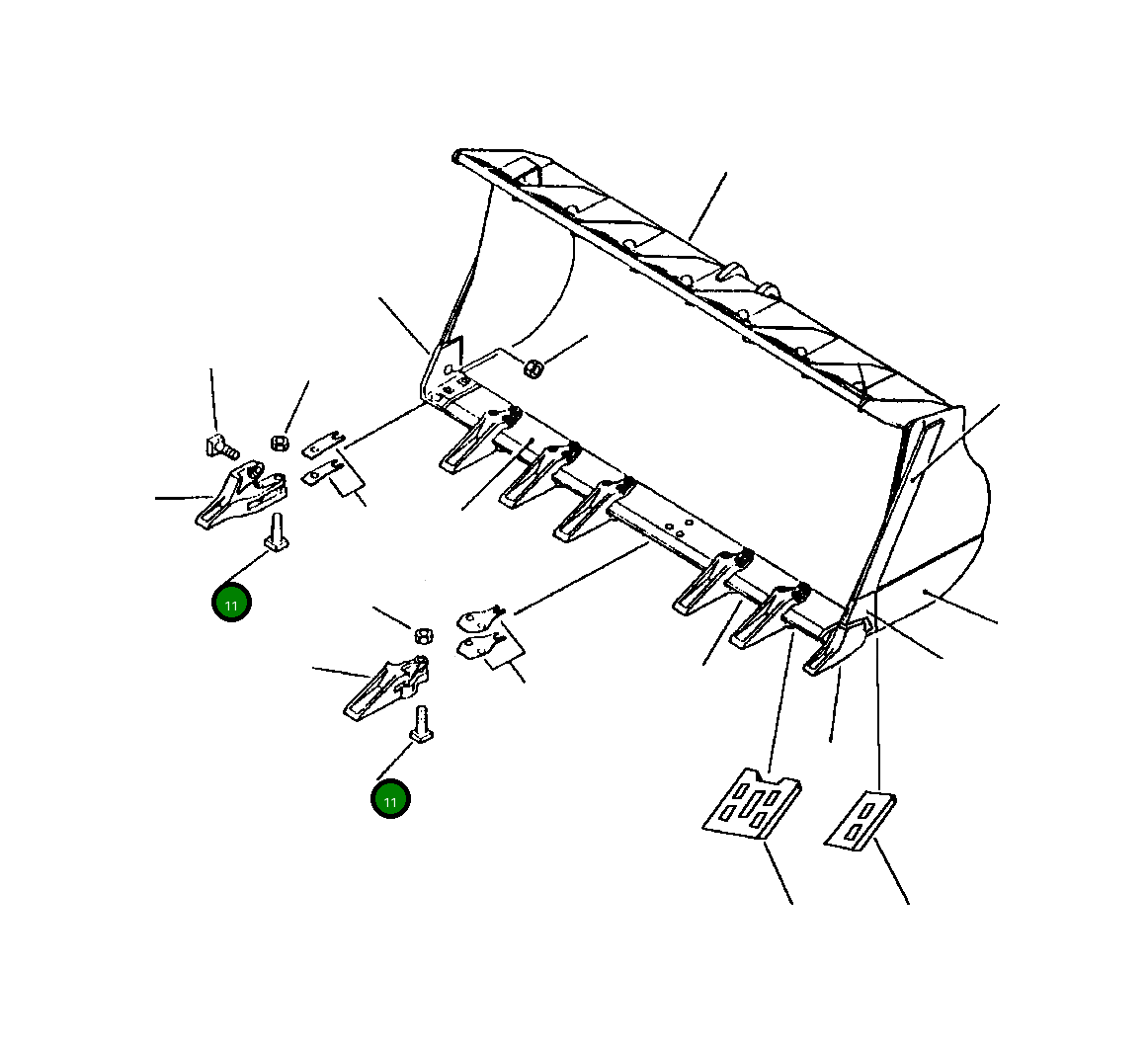 Болт 09298-13314 Komatsu