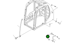 Болт 01435-31025 Komatsu