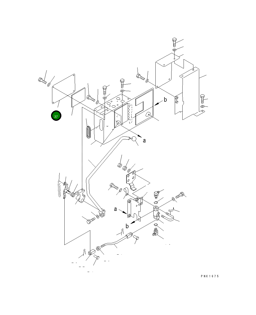 Крышка 203-43-61260 Komatsu