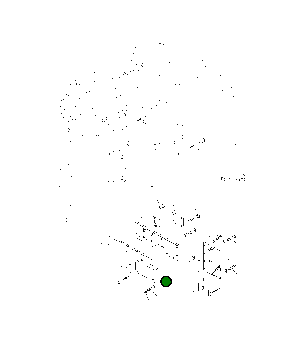 Крышка 425-54-51741 Komatsu