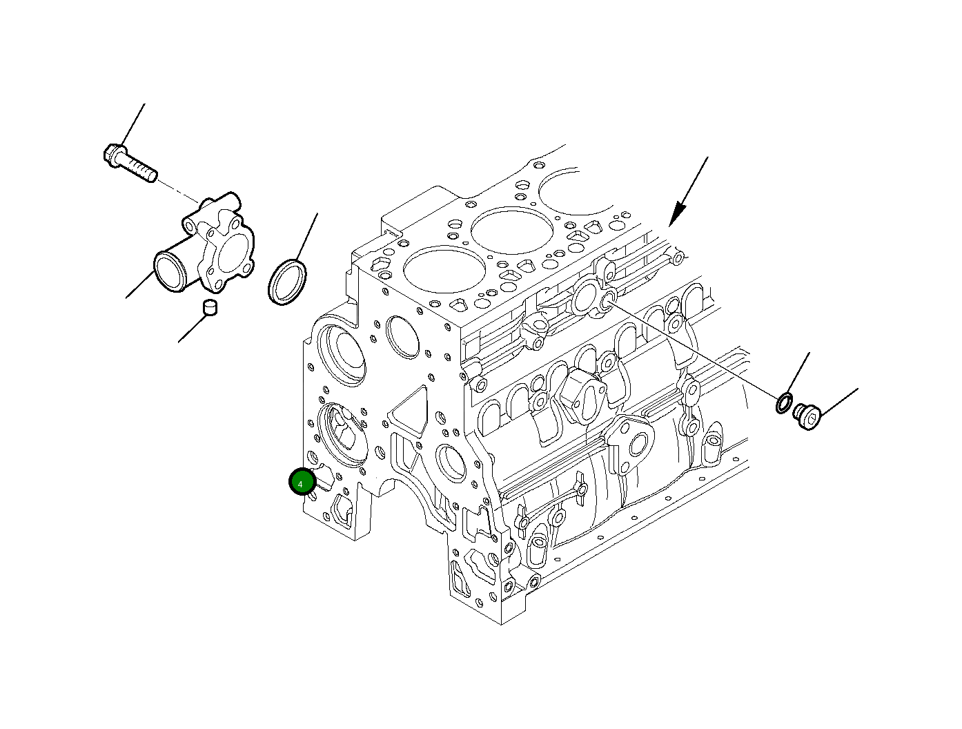 Болт EA4895174 Komatsu