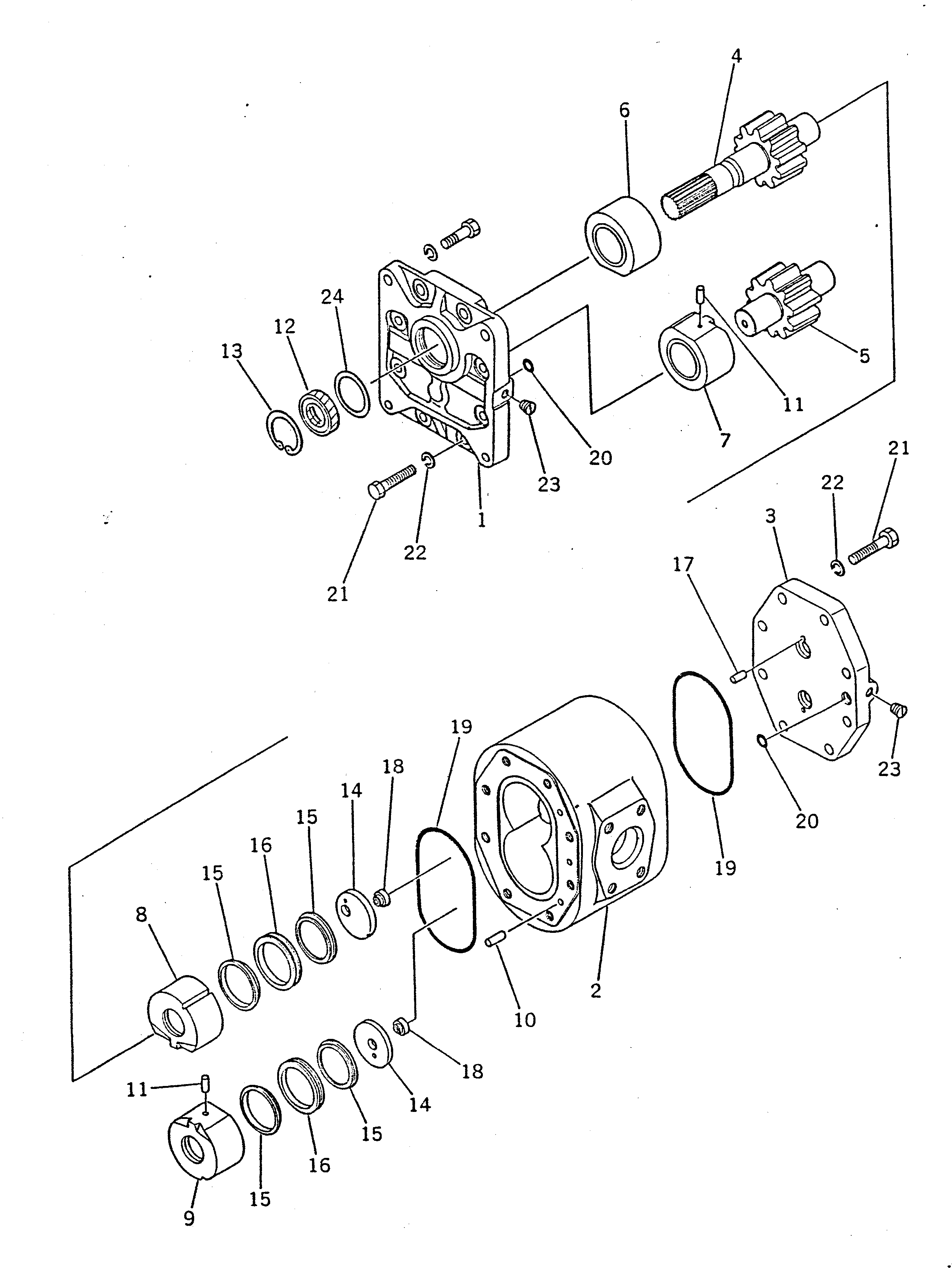 Кольцо уплотнительное (O-Ring) 07445-66141 Komatsu
