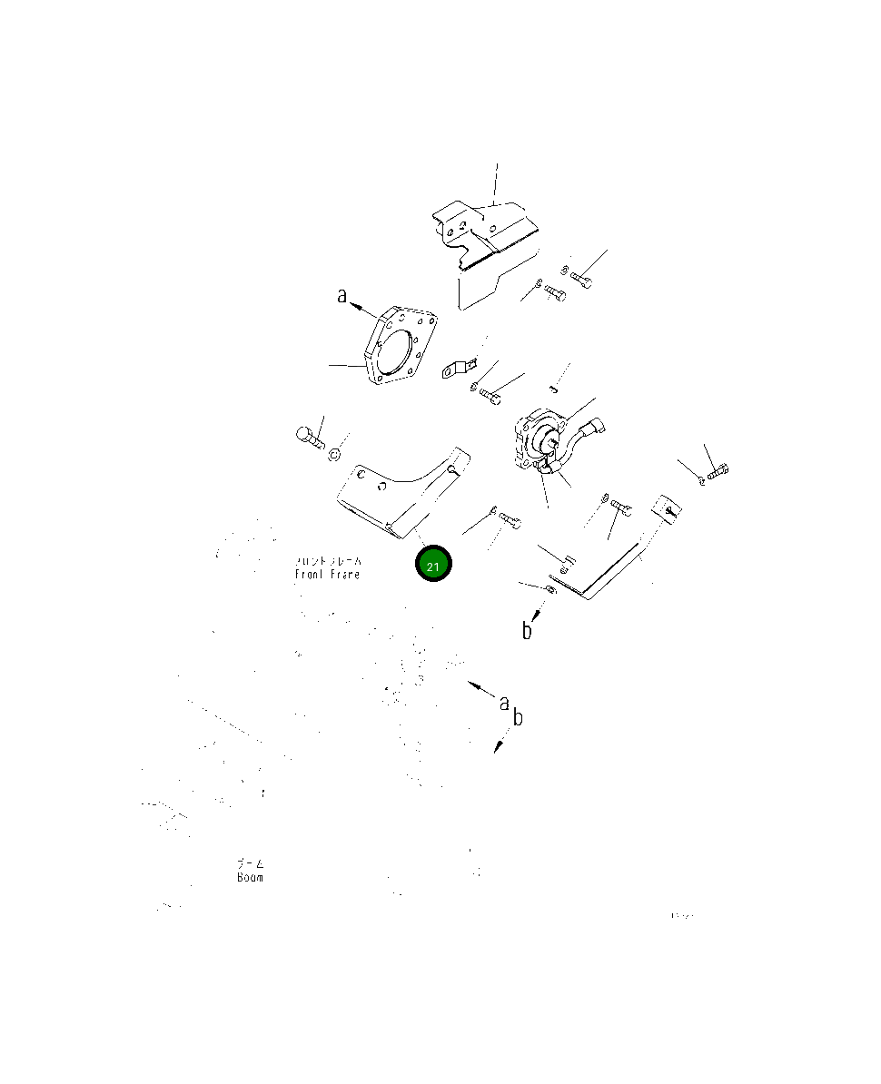 Крышка 418-U94-5270 Komatsu