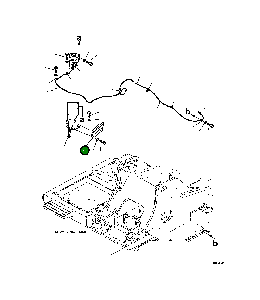 Крышка 2A5-54-13660 Komatsu