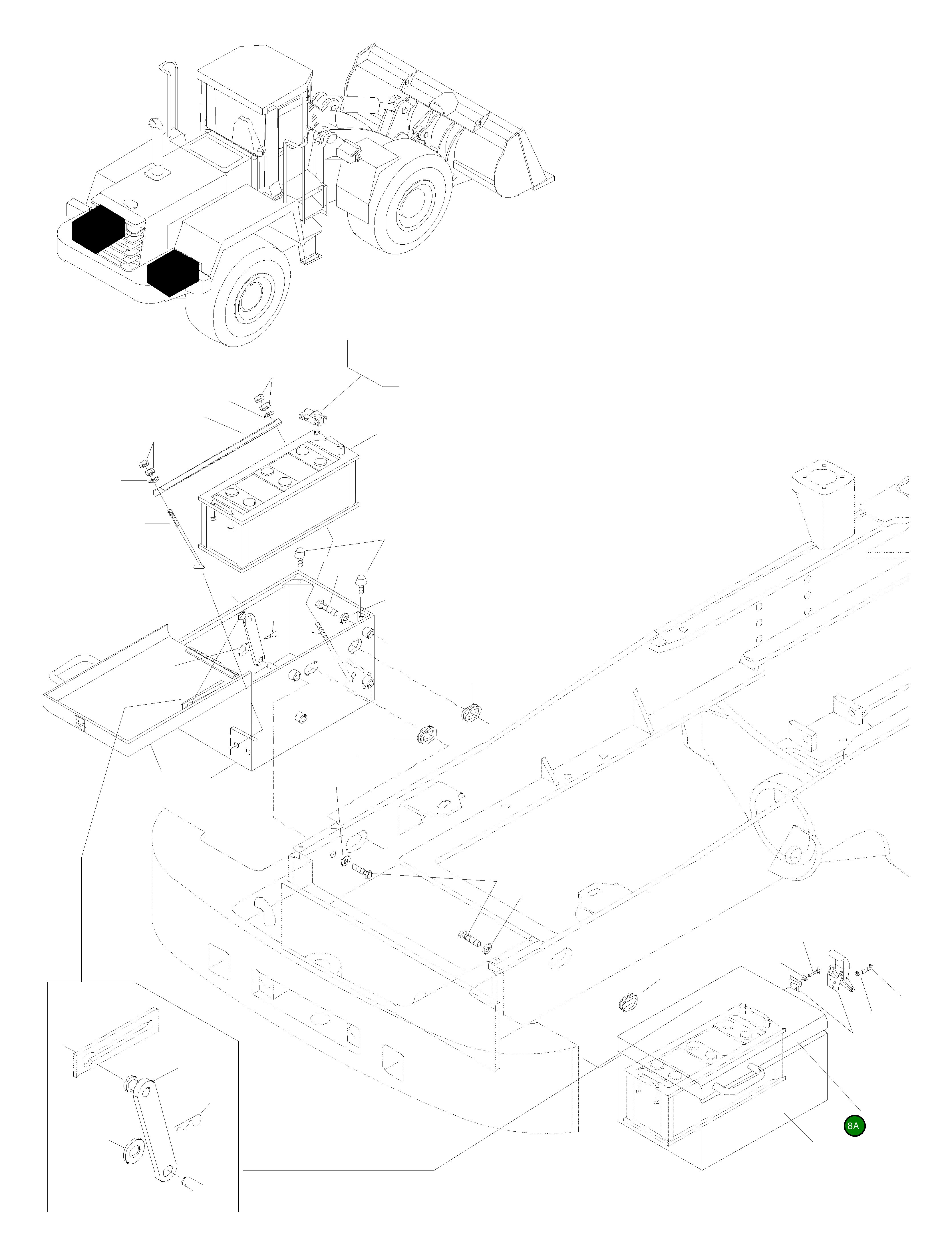 Крышка 423-06-H0P02 Komatsu