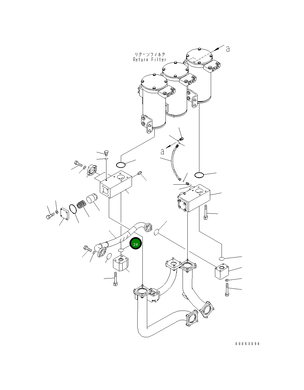 Кольцо уплотнительное (O-Ring) 07000-B2045 Komatsu