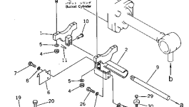 Кронштейн 385-10439331 Komatsu