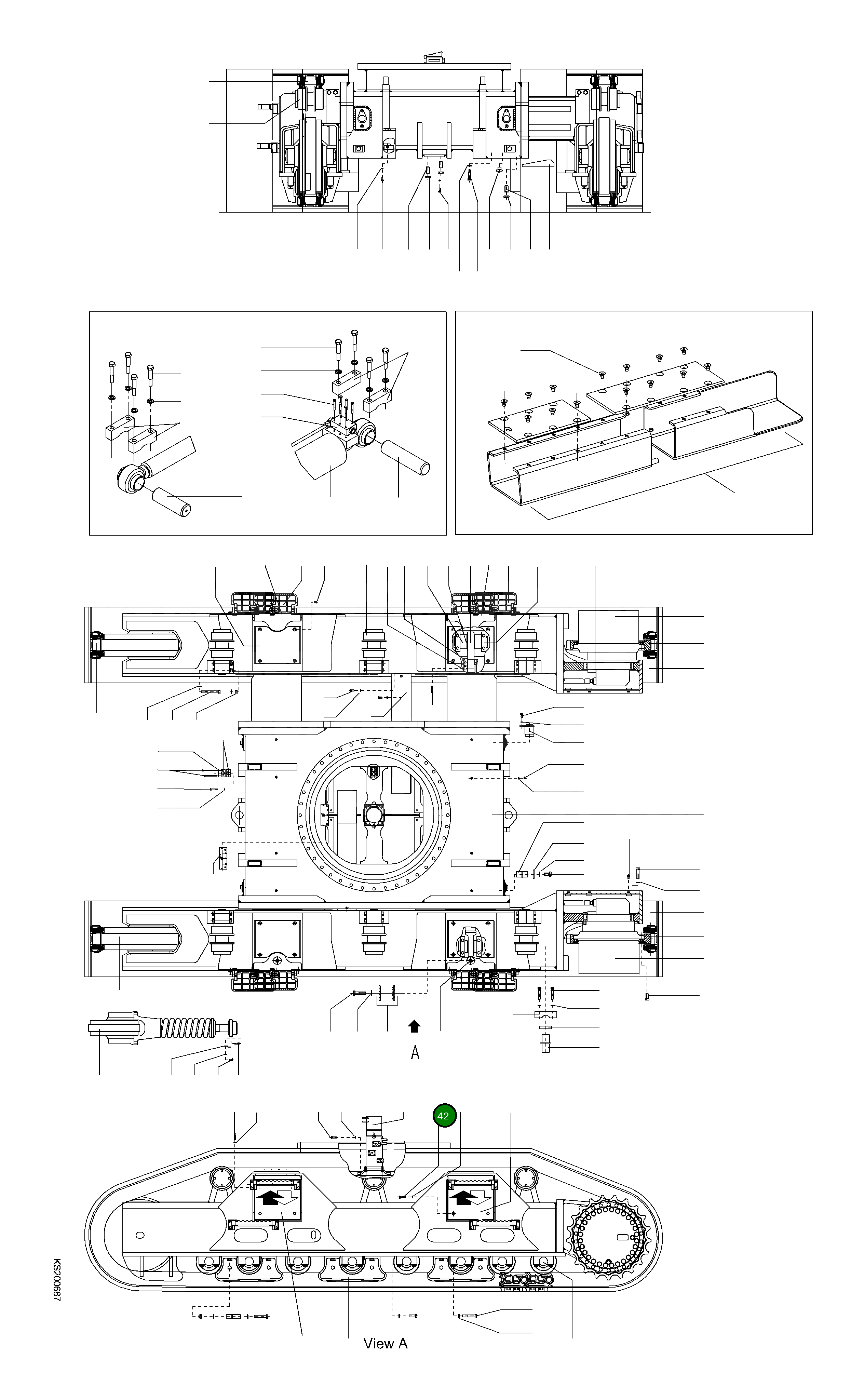Болт 208-30-KB910 Komatsu