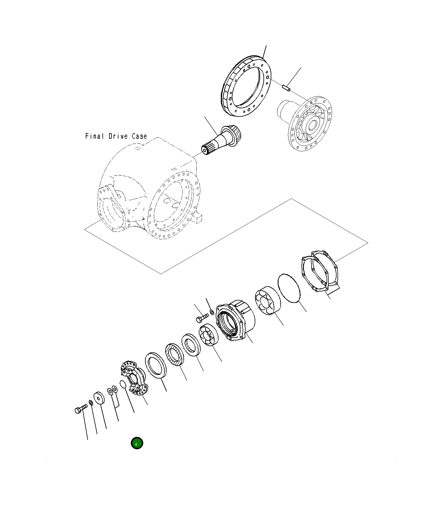 Кольцо уплотнительное (O-Ring) 07000-A5048 Komatsu
