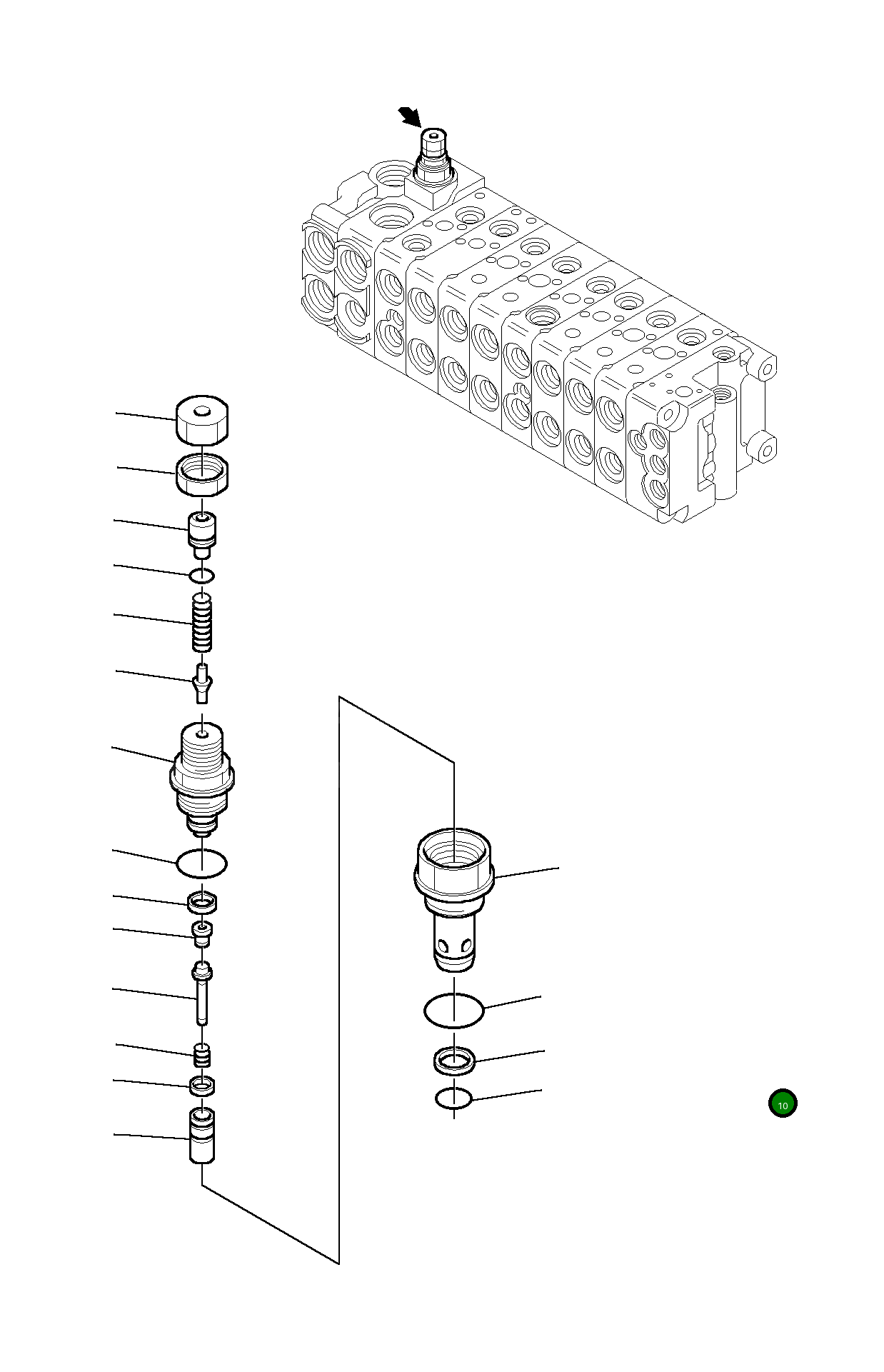Кольцо уплотнительное (O-Ring) 890001635 Komatsu