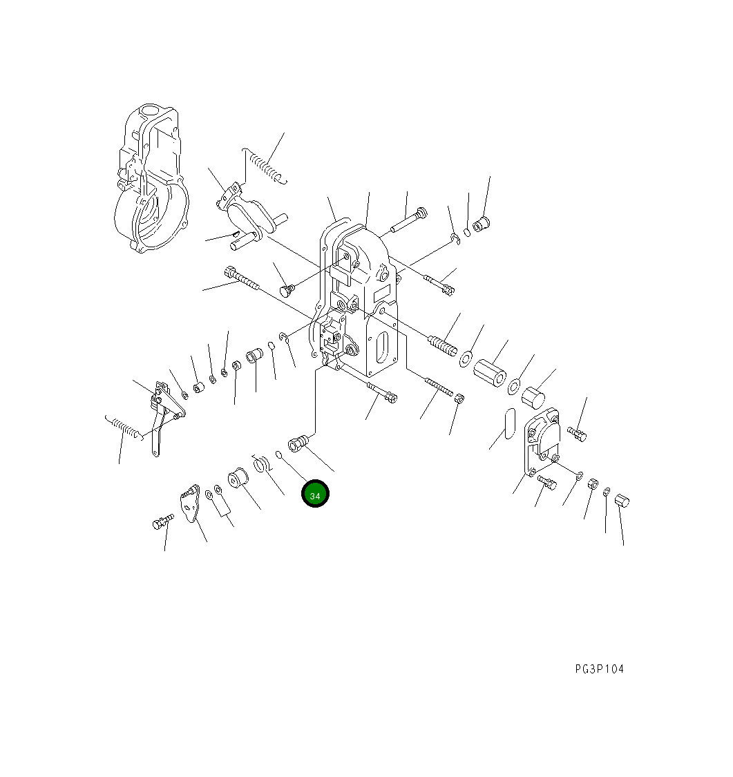 Кольцо уплотнительное (O-Ring) DK139716-0500  Komatsu