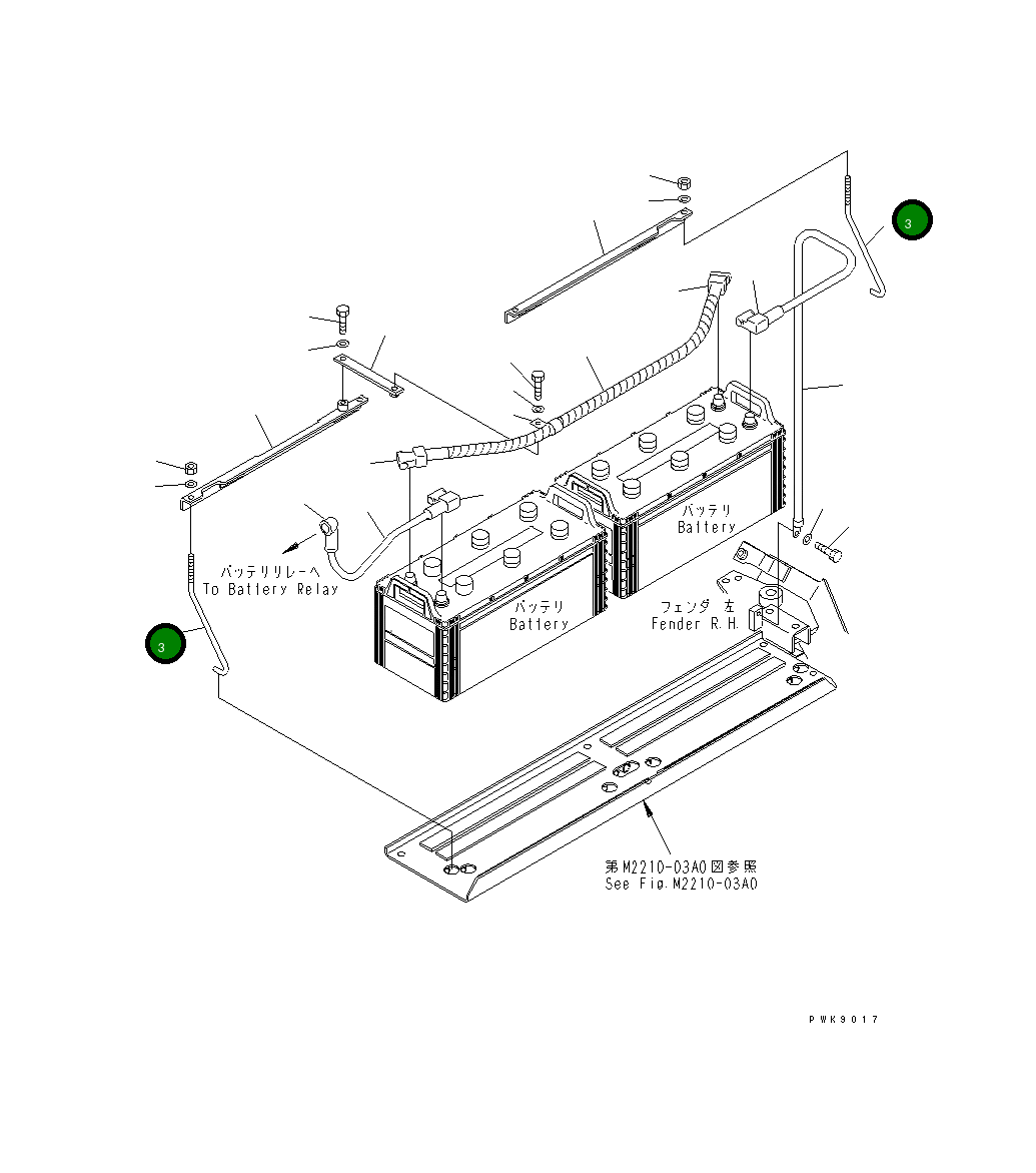 Болт 134-06-61111 Komatsu