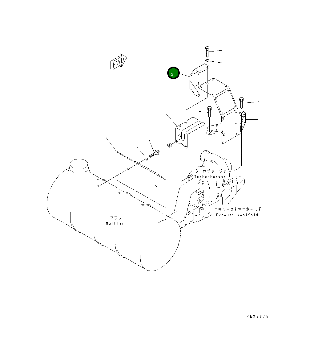 Крышка 6207-81-8820 Komatsu