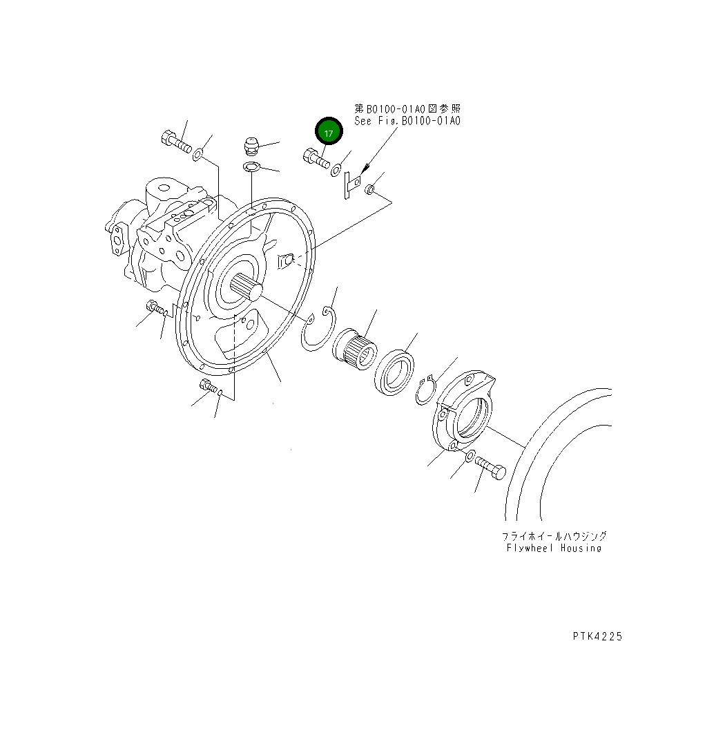 Болт 01010-81050 Komatsu